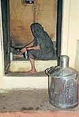 Varanasi - the old city is a cramped labyrinth crowded by pilgrims and street sellers 